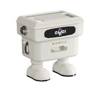 Caja De Router WiFi - Organizador de Escritorio Robot,Estante para Router,para Sala Dormitorio Hogar Estudio Soporte para TV Lugar De Trabajo Centro De Entretenimiento Consola Multimedia