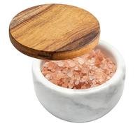 Caja de sal con tapa de mármol