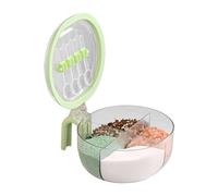 Caja de sal para uso doméstico, organizador de condimentos de cocina con asa, Tarro de cocina transparente, Contenedores de condimentos de cocina para pimentón, pimienta,