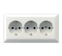 Caja De Salida De Pared AS500 De Jung (aparamenta WCD) (Enchufe Europeo) - AS523WW