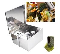 Caja de secado de algas, horno de acero inoxidable for algas, secador de algas for sushi, recipiente con función de secado, se calienta for preparar algas nori crujientes for sushi.(L)