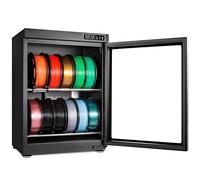 Caja de secadora de filamentos con control de humedad, almacenamiento anti-humedad para 12 rollos de 1 kg, compatible con el filamento de impresora 3D PLA PETG ABS TPU nylon, para uso doméstico y come