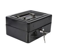 Caja de Seguridad, Caja de Seguridad para Dinero, Mini Caja de Seguridad, para el Hogar, Niños, Dinero, Hogar (Tamaño Pequeño Negro)