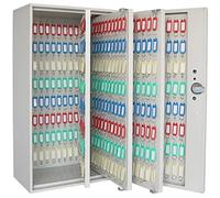 Caja de seguridad con cerradura con llave de alta capacidad 500/600, con acabadoteado duradero y montaje en pared, para soluciones de almacenamiento para el hogar, la oficina y los negocios.