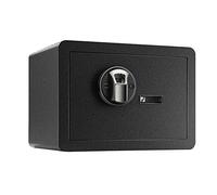 Caja de seguridad de huellas dactilares, caja de acero impermeable para dinero en efectivo y objetos de valor, segura con construcción de acero sólido, ideal para almacenamiento en el hogar y la