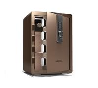 Caja de seguridad digital de acero, caja fuerte electrónica de pared con estante extraíble para el hogar, oficina, hotel, control táctil sin llave para máxima protección
