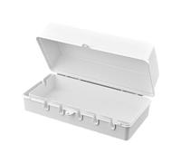 Caja de seguridad eléctrica interior: cubierta de salida cerrable resistente al agua para la decoración navideña | Caja de protección del cable para luces navideñas, configuración del hogar, tiras de
