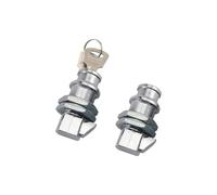 Caja de seguridad for gabinete eléctrico, equipo industrial, aleación de zinc, tipo prensa, cerradura de puerta cilíndrica, 1 unidad(Matte-No Lock)