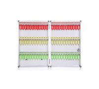 Caja de Seguridad for Guardar Llaves con, Armario con Cerradura, con Etiquetas, Caja de Seguridad, Gran Espacio(38x6x50cm)