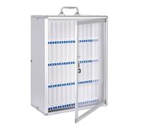 Caja de seguridad for teléfono, soporte de aleación de aluminio for teléfono móvil, con compartimentos profundos y asa, organizador portátil y seguro, cerradura de pared for teléfono, caja fuerte for