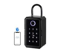 Caja de seguridad inteligente for almacenamiento contraseña, resistente al agua, for exteriores, Tuya o TTLock, caja llaves con aplicación, antirrobo para oficina en casa(TTLock)