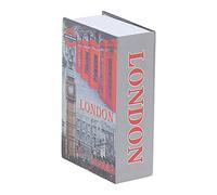 Caja de Seguridad para Libros, Caja de Seguridad Pequeña Caja de Seguridad Pequeña con Código con Buen Ocultamiento Caja de Seguridad Innovadora en Forma de Libro para Tarjetas