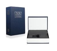 Caja de Seguridad para Libros con Cerradura de Combinación, Caja de Seguridad para Libros Caja de Seguridad Oculta Caja Fuerte Portátil para Dinero Efectivo Joyas