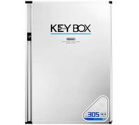 Caja de Seguridad para Llaves, Armario Llavero con 212/305 Portallaves, Caja de Almacenamiento para Guardar Llaves de Aleación de Aluminio(305key)