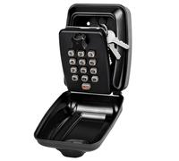 Caja de seguridad para llaves, solución de almacenamiento seguro con código reajustable, aleación de alta resistencia que proporciona una dur