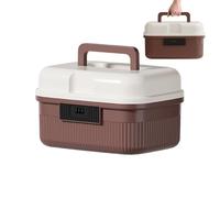 Caja de seguridad para medicamentos - Recipiente ergonómico seguro con cerradura de combinación | Cajas de seguridad para objetos personales | Para documentos de teléfono, objetos de valor, archivos