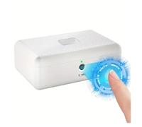 Caja de seguridad pequeña Caja Fuerte Biométrica For Guardar Joyas, Dinero En Efectivo, Archivos Y Confidencialidad, Caja Fuerte Oculta For Cosméticos