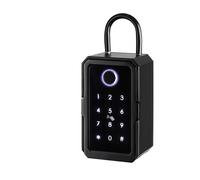 Caja de Seguridad pequeña Caja Fuerte para Llaves Tuya Ttlock Huella Dactilar Aplicación de Caja de Llave Digital Acceso Remoto Caja de Seguridad combinada de Montaje en Pared (aplicación TT