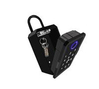 Caja de Seguridad pequeña Tuya Smart Key Box Finrprint Safe Stora Lock Key Caja de Seguridad Digital Código de combinación Tarjeta IC Desbloqueo de Puerta de Alquiler (1 Caja de Llaves, 1 PU