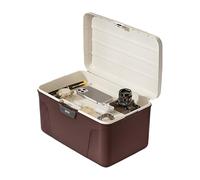 Caja de seguridad portátil con bloqueo para medicamentos - Protección por contraseña de gran capacidad para medicamentos documentos oficina casa cocina carpetas