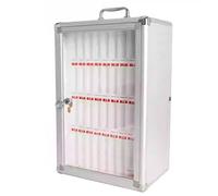 Caja De Seguridad Portátil con Cerradura para Estudiantes, Ideal para Guardar Entre 12 Y 60 Teléfonos Móviles. Organizador Centralizado para Aulas, Escuelas Y Oficinas(36 bits)