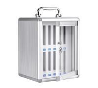 Caja de Seguridad Telefónica de Pared Cajas de Teléfono con Cerradura Móviles Caja de Seguridad Armario de Almacenamiento de Teléfonos for Escuela, Aula, Oficina y Exámenes.(21x19x27.5cm/8x7x11in)