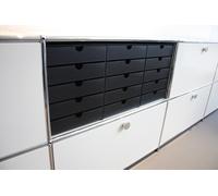 Caja De Sistema Styro 5 Piezas Compatible Con USM Haller Inos Estante De Papel