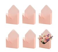 Caja de sobre de San Valentín - Caja de regalo para flores, diseño de carta de amor, soporte de sobre rojo para ramo, chocolates, propuestas, bodas, aniversarios (29,5 x 20 x 7 cm) (estilo C)