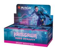 Caja de sobres de draft de Magic: The Gathering Kamigawa: Neon Dynasty | 36 sobres (540 cartas de Magic)