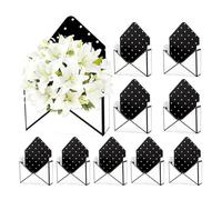 Caja de sobres de San Valentín,Conjunto de 10 piezas con estilo para celebraciones - Caja sobre plegable con ramos de floristería | Almacenamiento de embalaje rosas ojales para mujer esposa florista