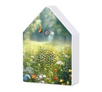 Caja de sonido natural para terapia de sonido, caja con sensor de movimiento activado por temporizador, reproductor de canto de pájaro de madera, interior y exterior, dormitorio, jardín, yoga, spa