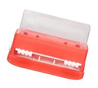 Caja de Soporte de Micro Aplicador con Gran Capacidad para Cepillos Aplicador : Dispensador Plástico Rosa Transparente para un Fácil Acceso del Oral (rojo)