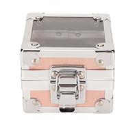 Caja de Soporte para Brocas de Pulido de Uñas, Caja de Almacenamiento Profesional para Cabeza de Esmalte de Uñas de 25 Agujeros, Contenedor Organizador de Herramientas de Uñas, Herramienta de(Oro)