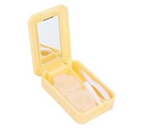 Caja de Soporte para Lentes de Contacto, la Caja de Almacenamiento Es Fácil de Abrir Y Tiene un Buen Efecto de Sellado Caja de Lentes de Contacto Uso Seguro para el Hogar para Viajes para(huevo)