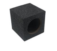 Caja de subwoofer individual para automóvil, marco resistente, caja de gabinete de altavoz sellada que mejora la calidad de audio para el hogar, vehículo, público (6.5 pulgadas)