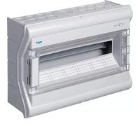 Caja de sup. estanca vector VE, IP65, 1 fila,18M, puerta transparente