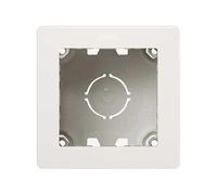 Caja de superficie 1 elemento, serie 270, diseño moderno, fácil instalación, ideal para aplicaciones de electricidad y distribución.