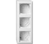 Caja de superficie 3 elem. + marco Gira Standard 4010337076810