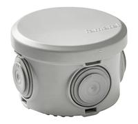 Caja de superficie estanca AcquaBOX (5 x 7,4 x 7,4 cm, Gris)