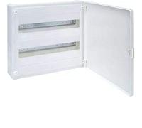 Caja de superficie golf serie VS, 3 filas, 54M, puerta blanca, regleta QC,chasis