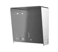 Caja de superficie Hikvision para videoportero de 1 módulo, acero inoxidable