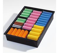 Caja de surtido de enrolladores de pelo Original Grip Caja negra con 60 bobinas