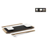 Caja De Sushi 10 Piezas En Pizarra Y Bambú Cm10x30 H&H