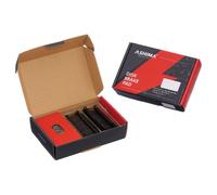 Caja de taller de 25 juegos de pastillas de freno de disco orgánicas para Shiman