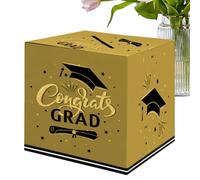 Caja de tarjeta de graduación, Titular de la tarjeta de graduación | Graduación celebración mensaje cuadro doctor sombrero diseño,2025 Decoraciones de graduación, para jardín de infantes, escuela