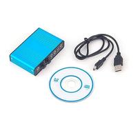 Caja de tarjeta de sonido envolvente USB 3D 5.1/7.1 con SPDIF y entrada de micrófono para amantes de la música de PC/juegos, K Song Home Theater USB, adaptador de tarjeta de sonido externo 5.1 7.1