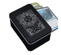 Caja de tarjeta del tarot - Porta tarjetas del tarot | Tarott Cards Storage Box | Cajas de tarjetas de Tarrot | Estuche protector de tarjetas portátil | Casas de cuentos Fortune, O