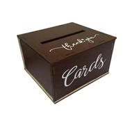 Caja De Tarjetas De Boda Portatarjetas de madera for guardar recuerdos, cumpleaños, puertas abiertas, bodas