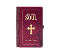 Caja de tarjetas hecha a mano con versículos de la Biblia, organizador de almacenamiento de notas, recuerdo de las Escrituras, cajas de recuerdos portátiles, caja de madera de almacenamiento de