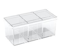 Caja de tarjetas Ultimate Guard Stack N Safe, 480 tarjetas, seis compartimentos